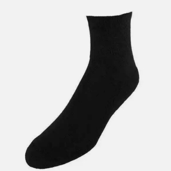 DR. SCHOLLS 1pr sz13-15 DIABETIC CIRCULATORY ANKLE SOCKS BLACK TEMPRITE AAA 15 - Picture 1 of 12